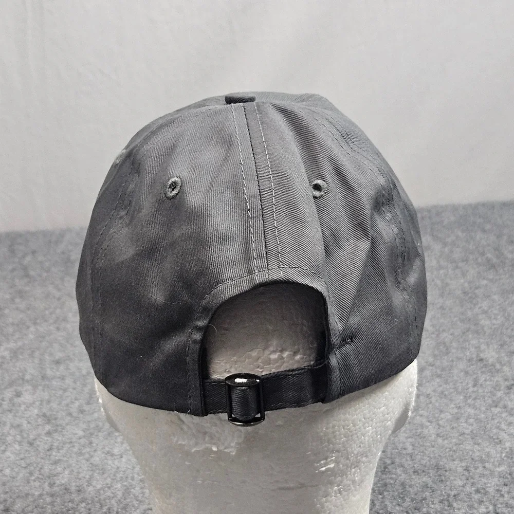 Cabelas Hat Men Gray Club Embroidered Adjustable‎ Strap Outdoors Hunting Fishing